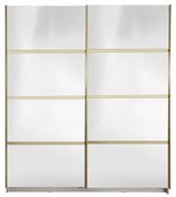 Gold Dulap 1800 Crem cu usi cu oglinda