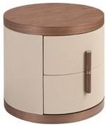 Noptiera design LUX Walnut-Leatherette Mink