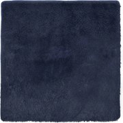 vidaXL Covor shaggy cu pom înalt, NAVARRA, bleumarin, 160x160 cm