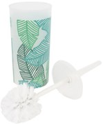 Perie de toaleta cu suport CHANTILLY 35 cm alb