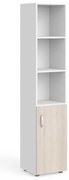 Dulap înalt Manager 39,9 x 42,2 x 196,5 cm, dreapta, salcâm deschis / alb