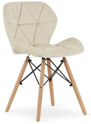 Scaun LAGO VELVET bej
