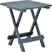vidaXL Masă de grădină pliabilă, verde, 45 x 43 x 50 cm, plastic