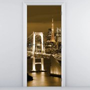 Fototapeta pentru ușă - podul din Tokio (95x205cm)