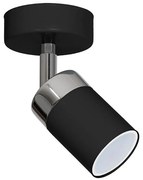 Spot JOKER 1xGU10/25W/230V negru/crom lucios