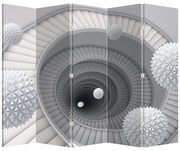 Paravan - Abstracție 3D (210x170 cm)