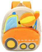 Ghiozdan pentru prescolari din plus, Gri, Basculanta - GPC-27