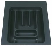 Organizator tacâmuri în sertare Elletipi UPPO  45 cm, negru, 45 cm