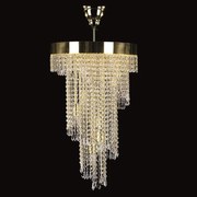 Lustra, Pendul Cristal Bohemia Exclusive diam.40cm SPIRAL 400x700 drops