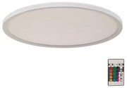 Plafonieră LED RGBW dimabilă SLIM LED/22W/230V Briloner 7094-416 + telecomandă