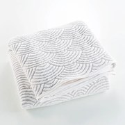 Set cuvertură și față de pernă alb-bej din jerseu 240x260 cm Cassandra – douceur d'intérieur