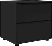 vidaXL Dulap de depozitare Negru 60 x 48 x 57 cm Lemn compozit
