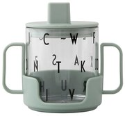 Cană pentru copii Design Letters Grow With Your Cup, verde