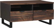 vidaXL Masă de cafea cu sertar Maro și negru 80 x 54 x 40 cm