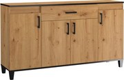 Comodă POLA 16 – 160x40x90 cm – Stejar Artisan