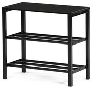 Botník 83168-42 BK, metal, negru