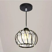 Lustră pe cablu BELLA 1xE27/40W/230V neagră