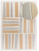 Covor gri deschis-crem 133x190 cm Flora – Universal