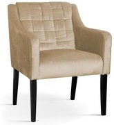 Fotoliu tapitat Trevor – H84 cm