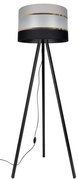 Lampadar CORAL 1xE27/60W/230V wenge/negru/gri/auriu