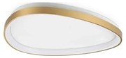 Plafonieră LED dimabilă Ideal Lux GEMINI LED/28W/230V d. 61 cm CRI 90 auriu