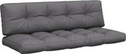 vidaXL Perne de paleți, 2 buc., antracit, material textil