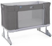 Pătuț pentru bebeluși Chicco 3v1 NEXT2ME FOREVER gri închis