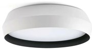 Lustra / Plafoniera LED design modern slim SHOKU 35cm alb/negru