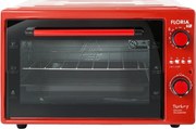 Cuptor electric Floria ZLN2898,ROSU capacitate 38 Litri, Putere 1500W, Gratar, Tava inclusa