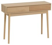 Masă consolă în culoare naturală 30x100 cm Iona – Casa Selección