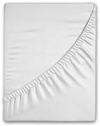 Cearceaf alb din flanelă cu elastic 180x200 cm – Good Morning