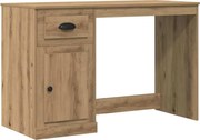 vidaXL Birou cu sertar Stejar Artizanal 50 x 115 x 75 cm Lemn compozit