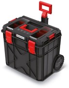 Valisa cu roti A, 51 cm, organizator, negru