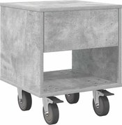 vidaXL Noptieră Gri din beton 40,5 x 40 x 48 cm Lemn compozit