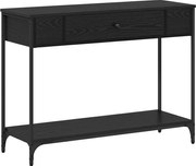 vidaXL Masă de consolă Stejar negru 100 x 34.5 x 75 cm Lemn compozit
