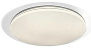 Plafonieră LED dimabilă SONIC 24W/230V 3000-6000K Ø 40 cm albă + telecomandă