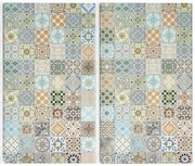 Plăci de protecție din sticlă pentru aragaz, 2 bucăți, ZELLER, model 1