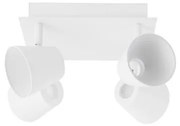 Plafoniera cu 4 spoturi LED directionabile BIAGIO alb NVL-9155363