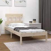 vidaXL Cadru de pat single, 90x190 cm, lemn masiv