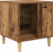 vidaXL Casă pentru câini Lemn vechi 44 x 42 x 49 cm Lemn compozit