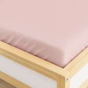 Cearceaf cu elastic din microfibra roz antic 180 x 200 cm