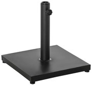 Outsunny Bază Umbrelă 13.3kg, Ciment, Postament Lucios pentru Umbrelă Grădină, Negru | Aosom Romania