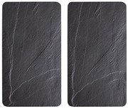 Plite protectie din sticlă, 2 bucăți, Kesper,  DARK CONCRETE