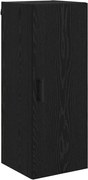 vidaXL Dulap montat pe perete Stejar Negru 34,5 x 34 x 90 cm