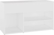 vidaXL Banchetă pantofar, alb, 80x30x45 cm, PAL