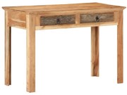 vidaXL Birou, 110 x 50 x 75 cm, lemn masiv reciclat