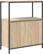vidaXL Dulap de baie cu rafturi Stejar Sonoma 76,5x35x95 cm