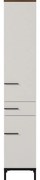 Dulap de baie înalt gri-bej cu aspect de nuc 34x190 cm Yonkers - Germania