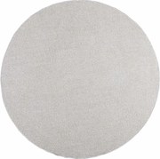 vidaXL Covoare de zonă Rotund LUGO Crem și Gri Ø 120 CM Poliester