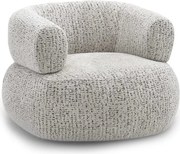 Fotoliu relax Noola rotativ - stofă bej Rimba 03
